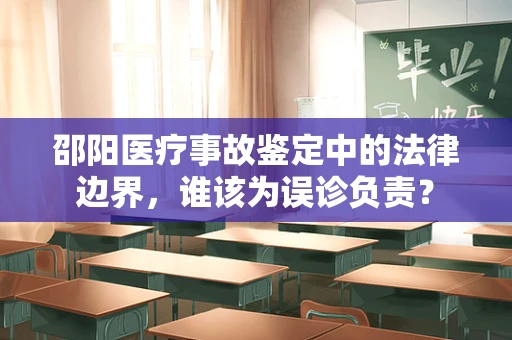 邵阳医疗事故鉴定中的法律边界，谁该为误诊负责？