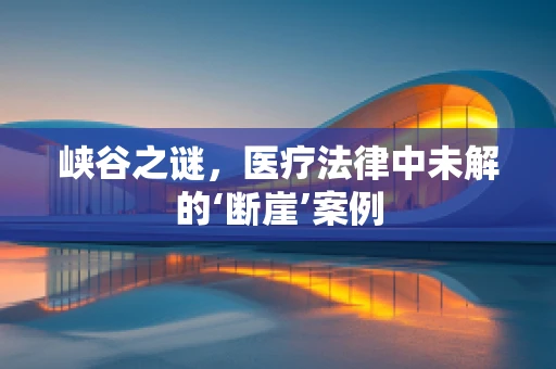 峡谷之谜，医疗法律中未解的‘断崖’案例