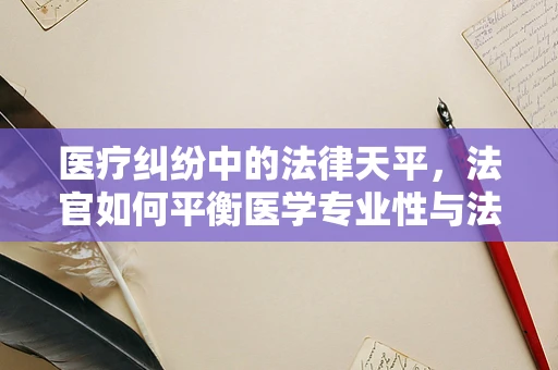 医疗纠纷中的法律天平，法官如何平衡医学专业性与法律判决？