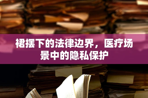 裙摆下的法律边界，医疗场景中的隐私保护