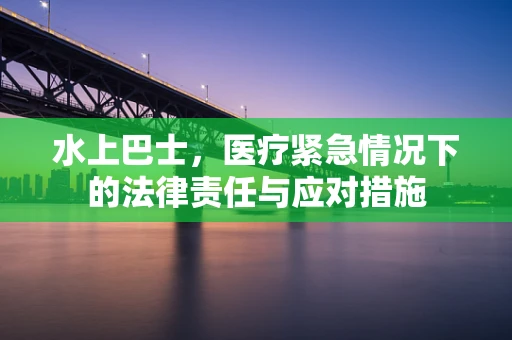 水上巴士，医疗紧急情况下的法律责任与应对措施