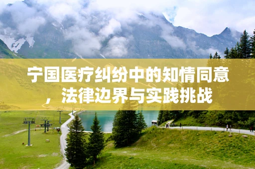 宁国医疗纠纷中的知情同意，法律边界与实践挑战