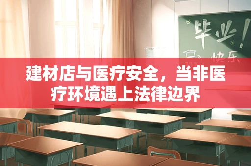 建材店与医疗安全，当非医疗环境遇上法律边界