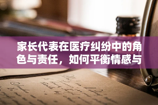 家长代表在医疗纠纷中的角色与责任，如何平衡情感与法律？
