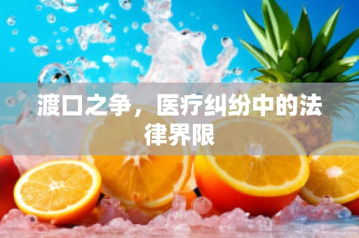 渡口之争，医疗纠纷中的法律界限