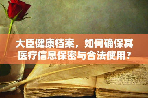 大臣健康档案，如何确保其医疗信息保密与合法使用？