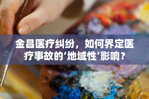 金昌医疗纠纷，如何界定医疗事故的‘地域性’影响？