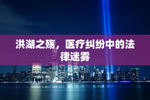 洪湖之殇，医疗纠纷中的法律迷雾