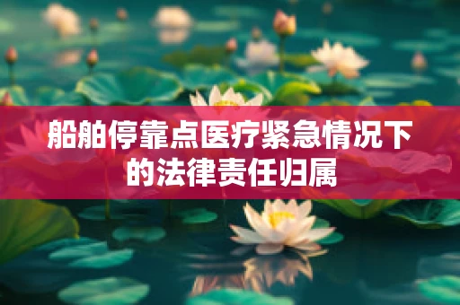 船舶停靠点医疗紧急情况下的法律责任归属
