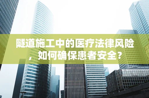 隧道施工中的医疗法律风险，如何确保患者安全？