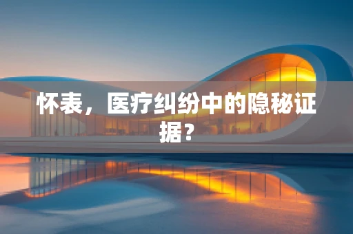 怀表，医疗纠纷中的隐秘证据？