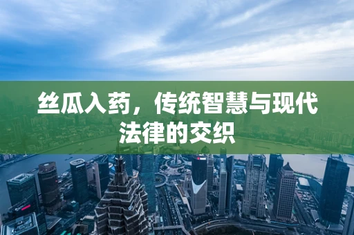 丝瓜入药，传统智慧与现代法律的交织