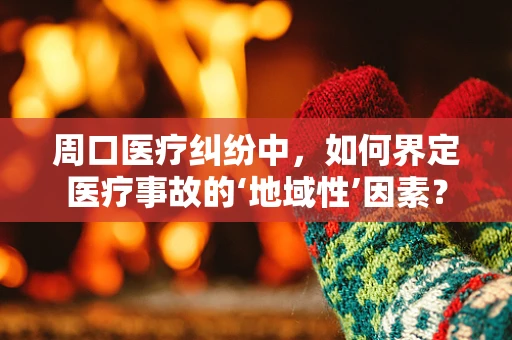周口医疗纠纷中，如何界定医疗事故的‘地域性’因素？