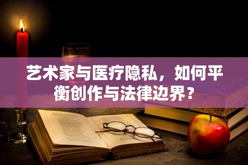 艺术家与医疗隐私，如何平衡创作与法律边界？