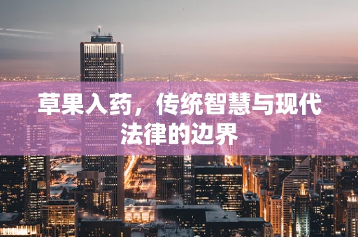 草果入药，传统智慧与现代法律的边界