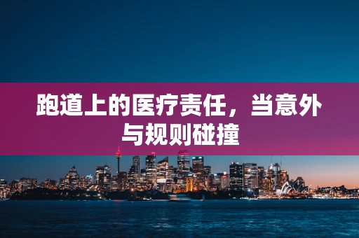 跑道上的医疗责任，当意外与规则碰撞