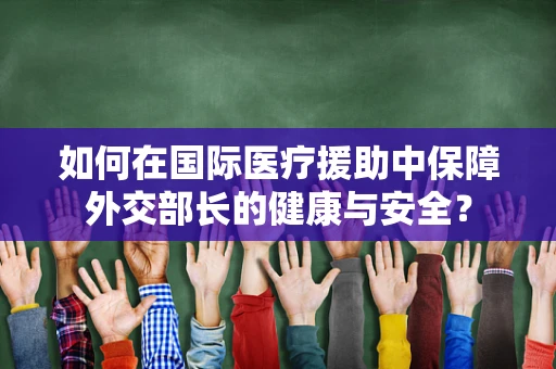 如何在国际医疗援助中保障外交部长的健康与安全？
