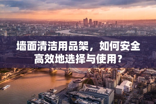 墙面清洁用品架，如何安全高效地选择与使用？
