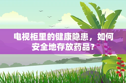电视柜里的健康隐患，如何安全地存放药品？