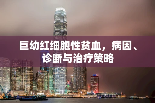 巨幼红细胞性贫血，病因、诊断与治疗策略