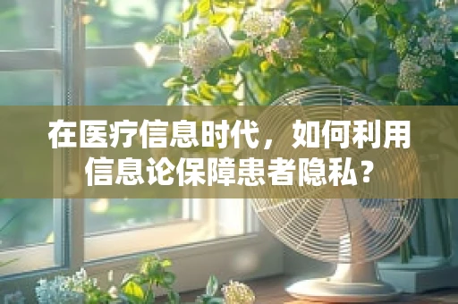 在医疗信息时代，如何利用信息论保障患者隐私？