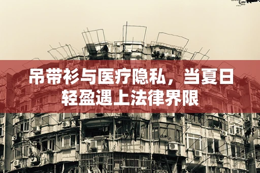 吊带衫与医疗隐私，当夏日轻盈遇上法律界限
