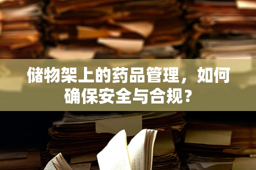 储物架上的药品管理，如何确保安全与合规？