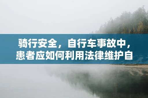 骑行安全，自行车事故中，患者应如何利用法律维护自身权益？