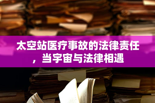 太空站医疗事故的法律责任，当宇宙与法律相遇