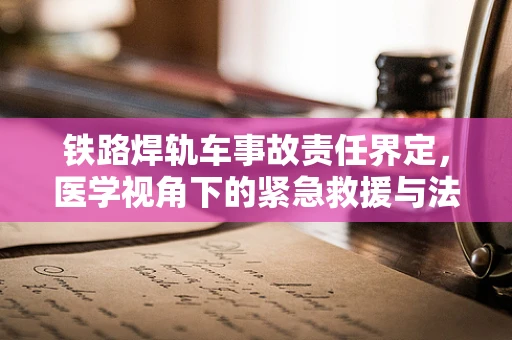 铁路焊轨车事故责任界定，医学视角下的紧急救援与法律考量