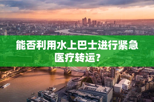 能否利用水上巴士进行紧急医疗转运？