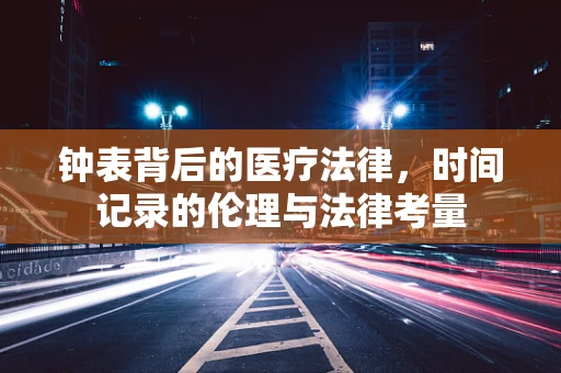 钟表背后的医疗法律，时间记录的伦理与法律考量