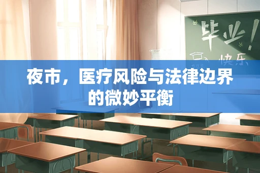 夜市，医疗风险与法律边界的微妙平衡