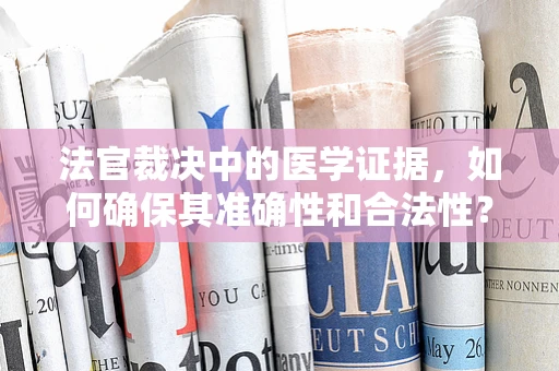 法官裁决中的医学证据，如何确保其准确性和合法性？
