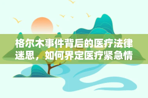 格尔木事件背后的医疗法律迷思，如何界定医疗紧急情况下的决策责任？