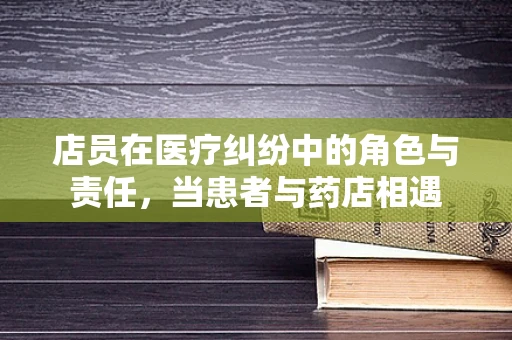 店员在医疗纠纷中的角色与责任，当患者与药店相遇