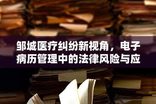 邹城医疗纠纷新视角，电子病历管理中的法律风险与应对