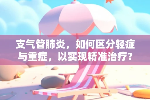 支气管肺炎，如何区分轻症与重症，以实现精准治疗？