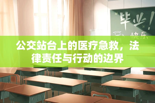 公交站台上的医疗急救，法律责任与行动的边界