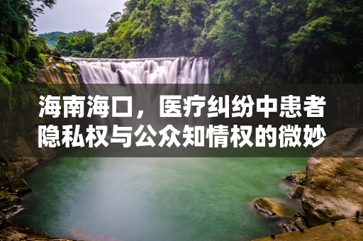 海南海口，医疗纠纷中患者隐私权与公众知情权的微妙平衡