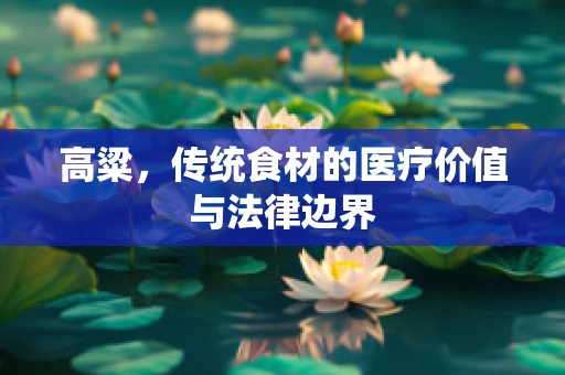 高粱，传统食材的医疗价值与法律边界
