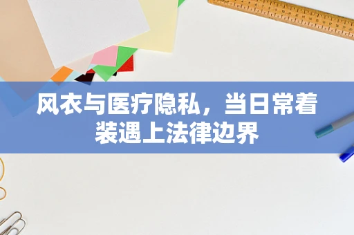 风衣与医疗隐私，当日常着装遇上法律边界