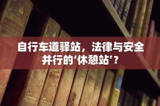 自行车道驿站，法律与安全并行的‘休憩站’？