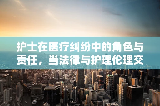 护士在医疗纠纷中的角色与责任，当法律与护理伦理交汇时