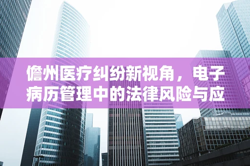 儋州医疗纠纷新视角，电子病历管理中的法律风险与应对策略