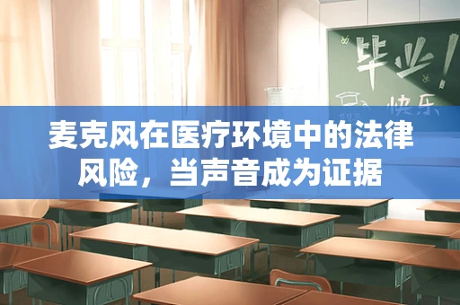 麦克风在医疗环境中的法律风险，当声音成为证据