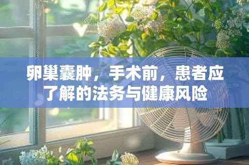 卵巢囊肿，手术前，患者应了解的法务与健康风险