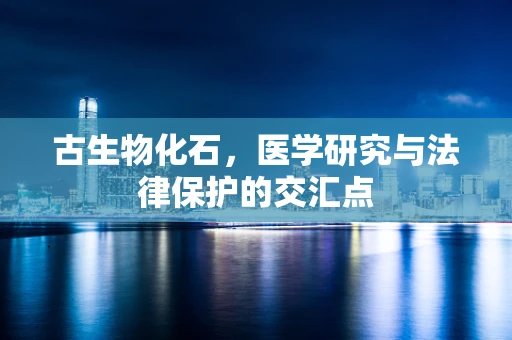 古生物化石，医学研究与法律保护的交汇点
