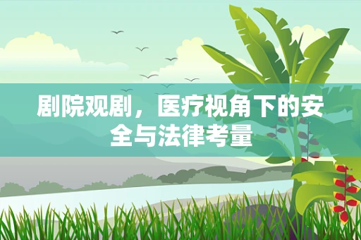 剧院观剧，医疗视角下的安全与法律考量