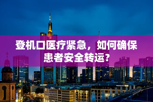 登机口医疗紧急，如何确保患者安全转运？